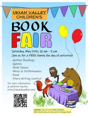 Ukiah Valley Kids' Book Fair: Apply to be an Exhibitor or Sponsor